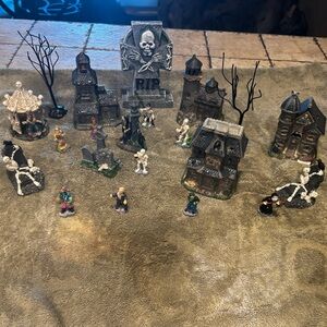 Halloween village
